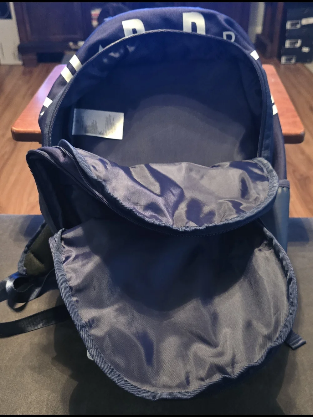 Nike Jordan Air Patrol Navy Blue Backpack - Multiple Compartments .